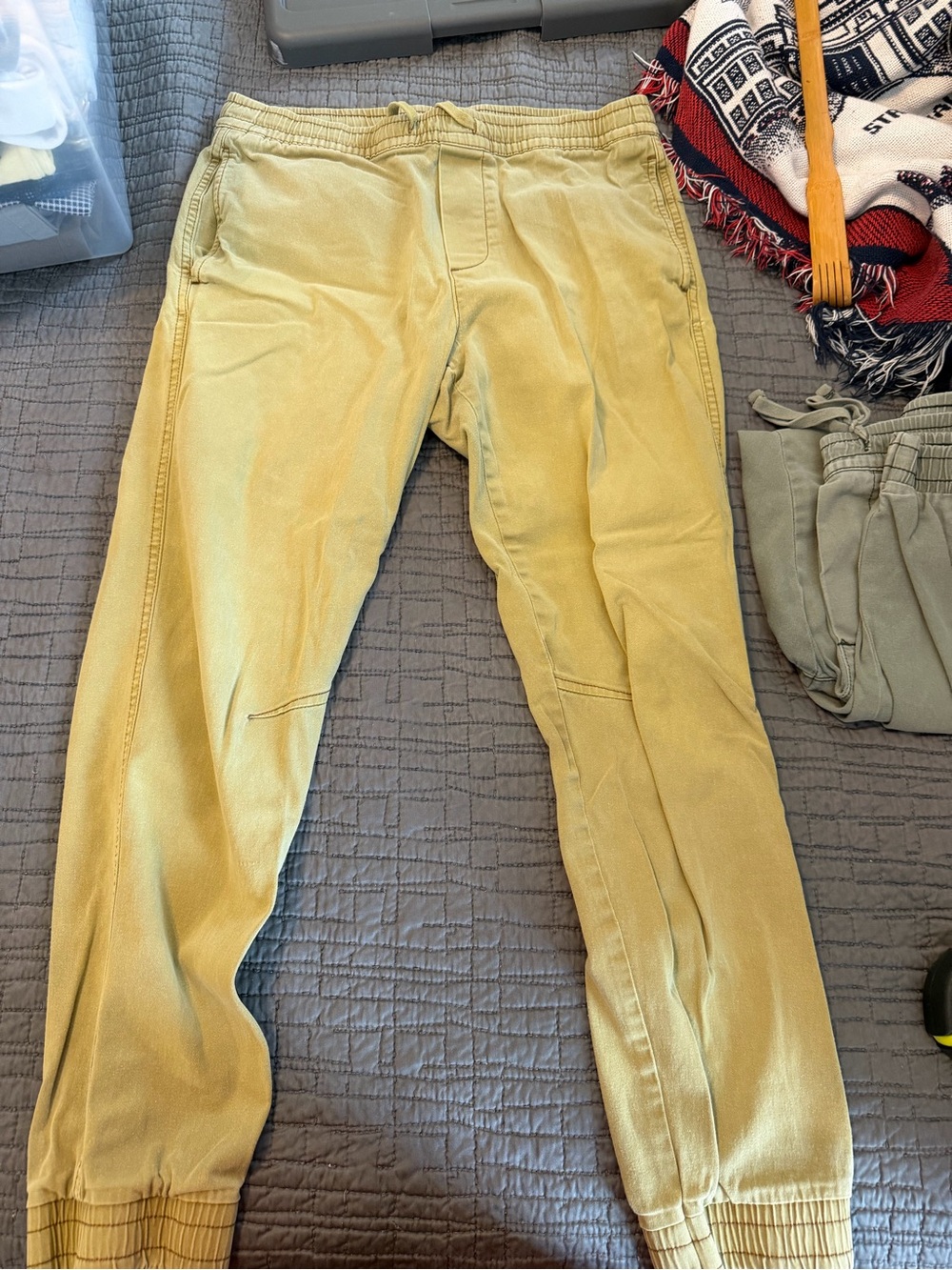 Boy’s Casual Jogger Pants in Light Brown